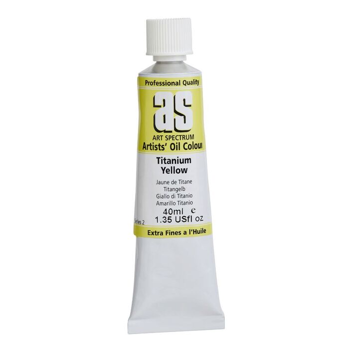 Art Spectrum Artists Oil Paint 40ml S2 TITANIUM YELLOW