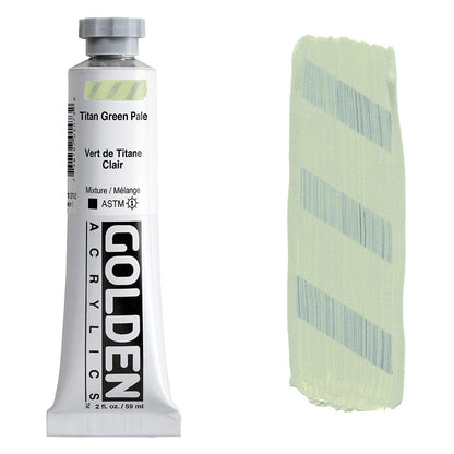 GOLDEN Heavy Body Acrylic 59ml S1 Titan Green Pale