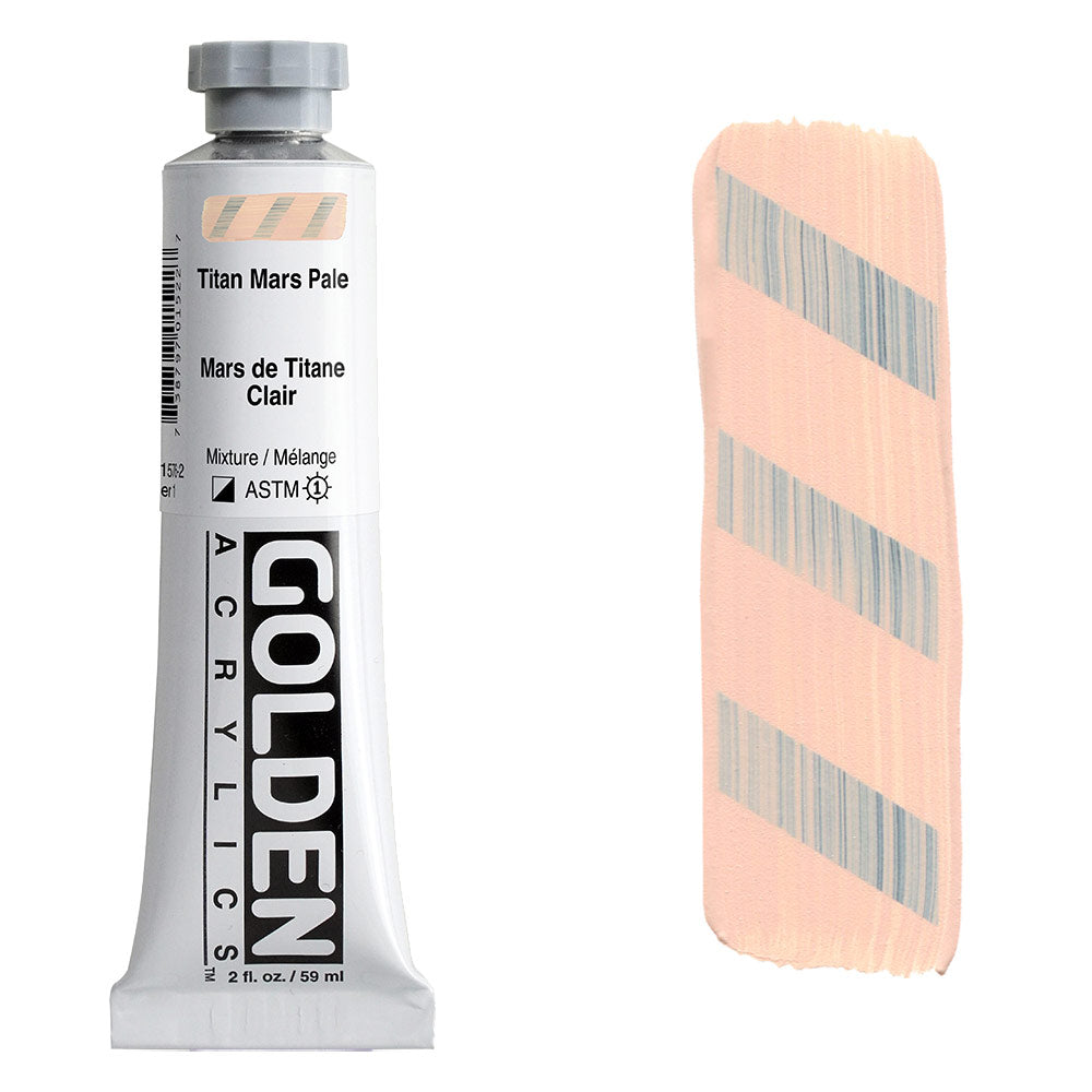 GOLDEN Heavy Body Acrylic 59ml S1 Titan Mars Pale