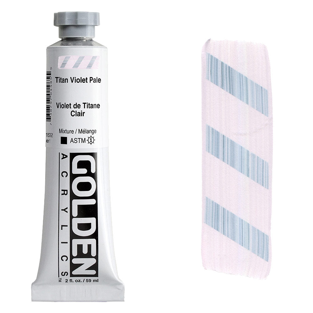 GOLDEN Heavy Body Acrylic 59ml S1 Titan Violet Pale