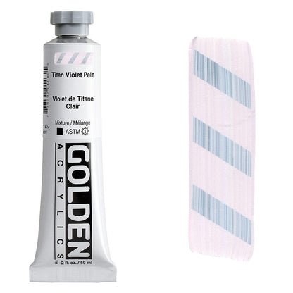 GOLDEN Heavy Body Acrylic 59ml S1 Titan Violet Pale