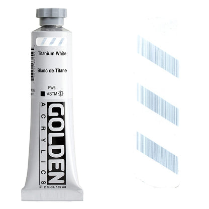 GOLDEN Heavy Body Acrylic 59ml S1 Titanium White