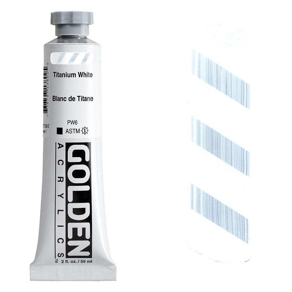 GOLDEN Heavy Body Acrylic 59ml S1 Titanium White