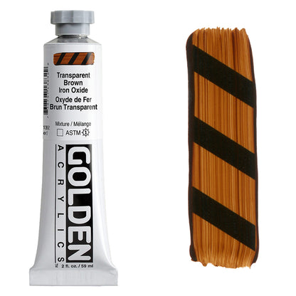 GOLDEN Heavy Body Acrylic 59ml S3 Trans Brown Iron Oxide