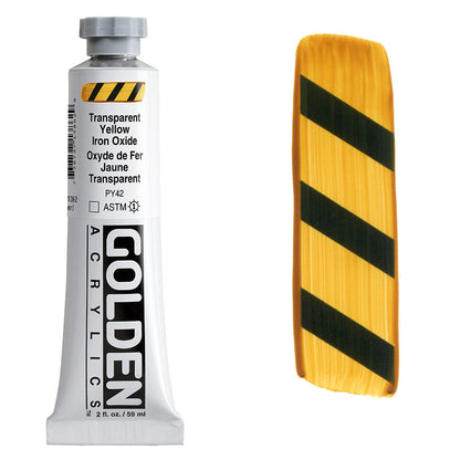 GOLDEN Heavy Body Acrylic 59ml S3 Trans Yellow Iron Oxide