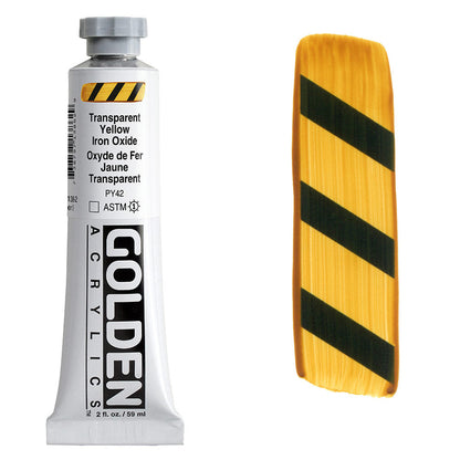 GOLDEN Heavy Body Acrylic 59ml S3 Trans Yellow Iron Oxide