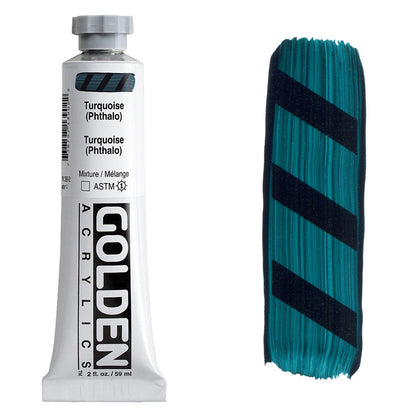 GOLDEN Heavy Body Acrylic 59ml S4 Turquoise - Phthalo