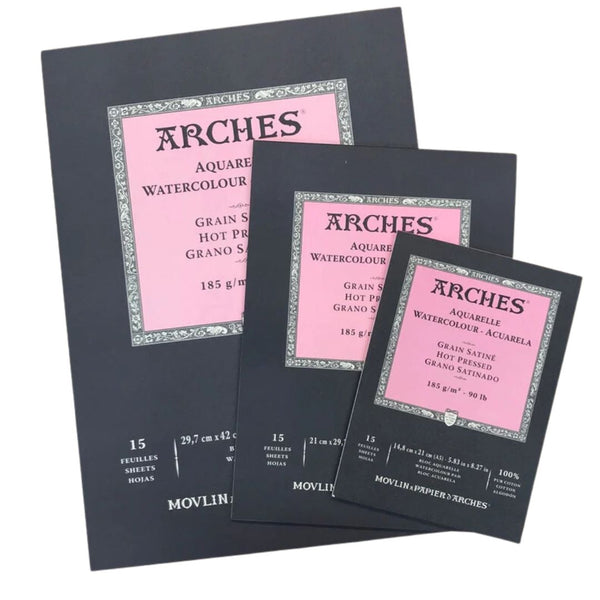 ARCHES 185g Watercolour Pad Smooth