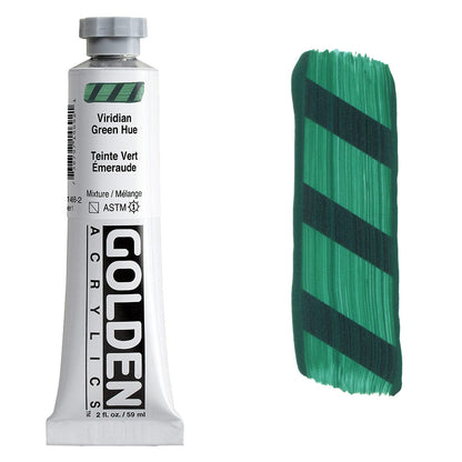GOLDEN Heavy Body Acrylic 59ml S1 Viridian Green Hue