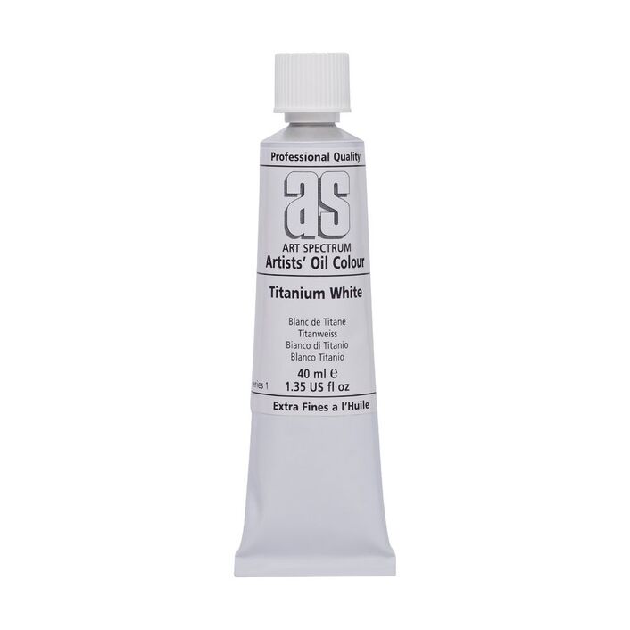 Art Spectrum Artists Oil Paint 40ml S1 Titanium White