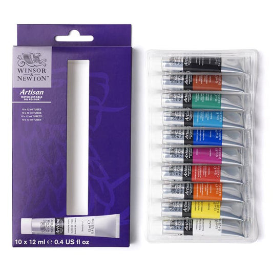 Winsor and Newton ARTISAN Water-Mixable Oil Set of 10 x 12ml image 1