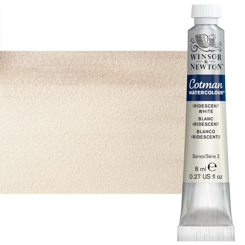 Photo of Winsor and Newton Cotman Watercolour 8ml Iridescent White, sold at Art Shed Brisbane