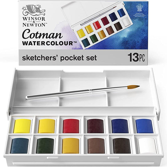 Winsor and Newton Cotman W/C Sketchers Pocket Box of 12 Default Title