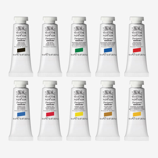 Winsor and Newton Designers Gouache - Intro Set of 10 Default Title