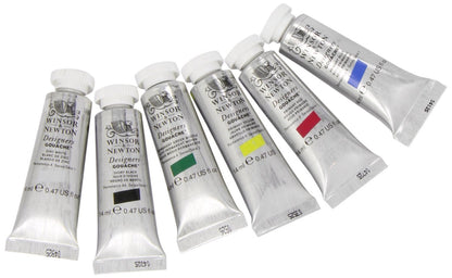 Winsor and Newton Designers Gouache - Primary Set of 6