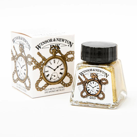 Winsor and Newton Drawing Ink 14ml - Gold 944 Default Title