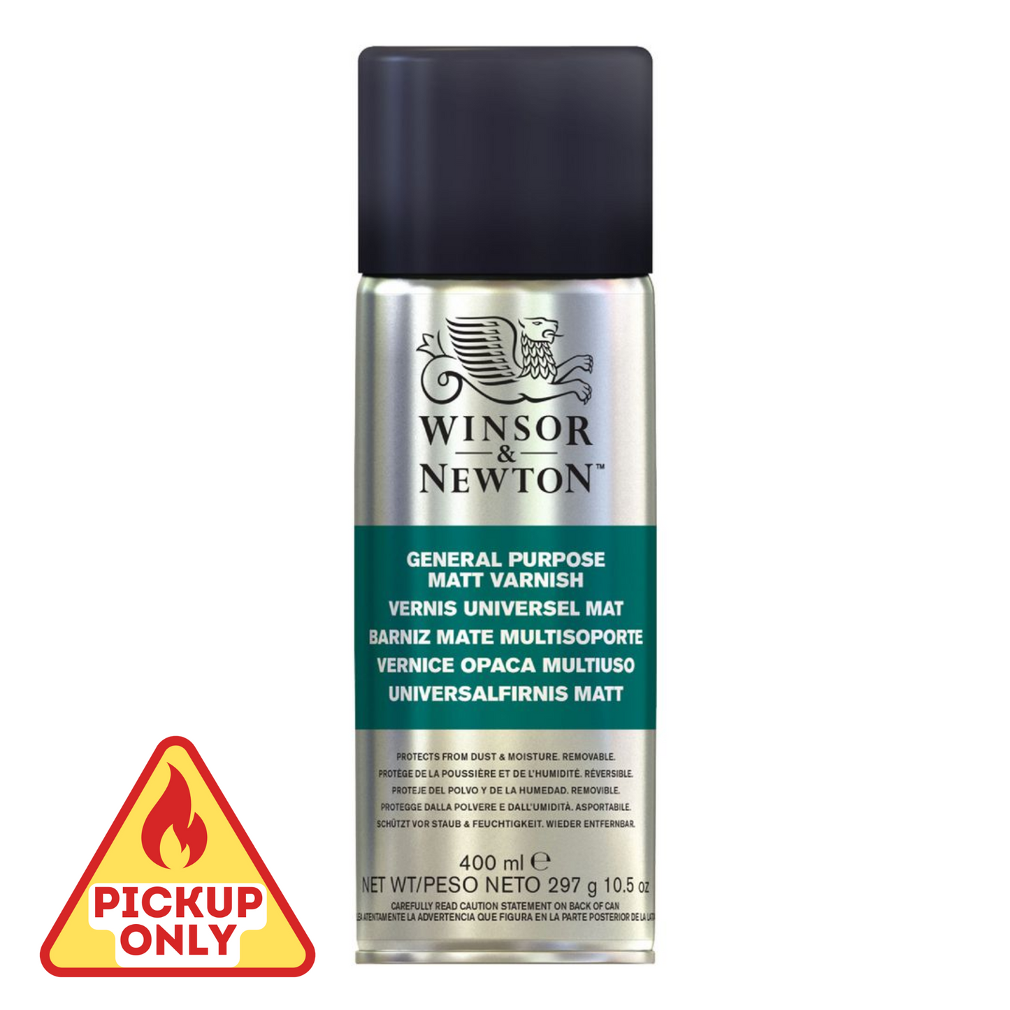 Winsor and Newton General Purpose Spray Varnish 400ml Matt image 1