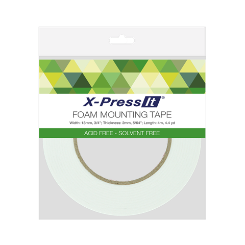Xpress It Foam Tape Acid Free 2mm x 18mm Default Title