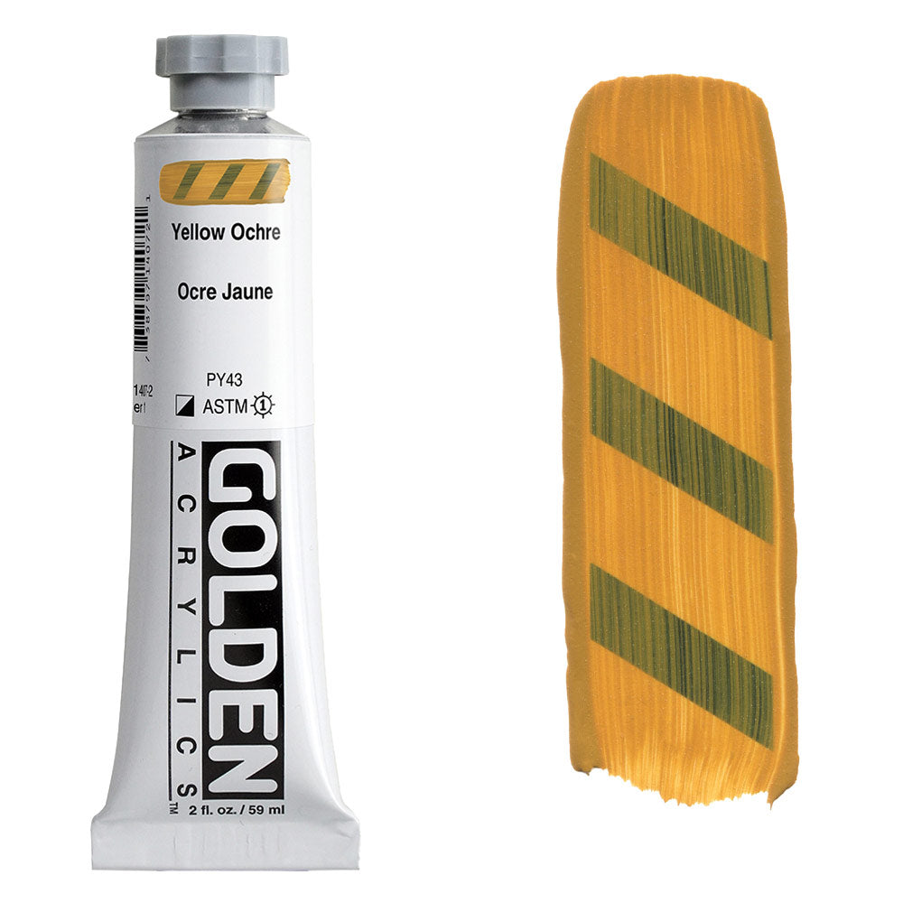 GOLDEN Heavy Body Acrylic 59ml S1 Yellow Ochre