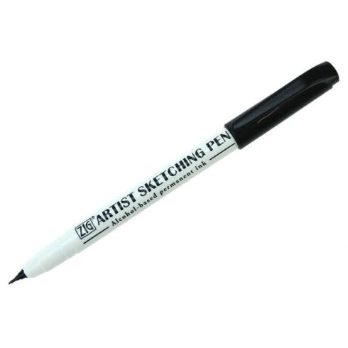 ZIG ARTIST SKETCHING PEN BLACK 0.6MM Default Title