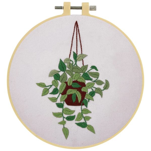 Make It Embroidery Kit 15cm Hanging Pot