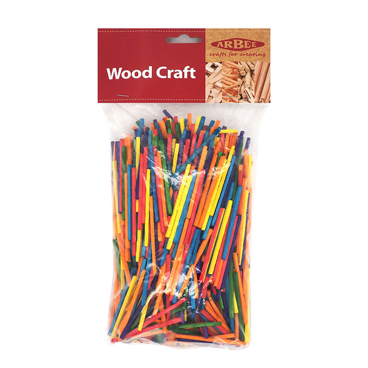 Arbee Matchsticks Coloured pkt 1000 image 1