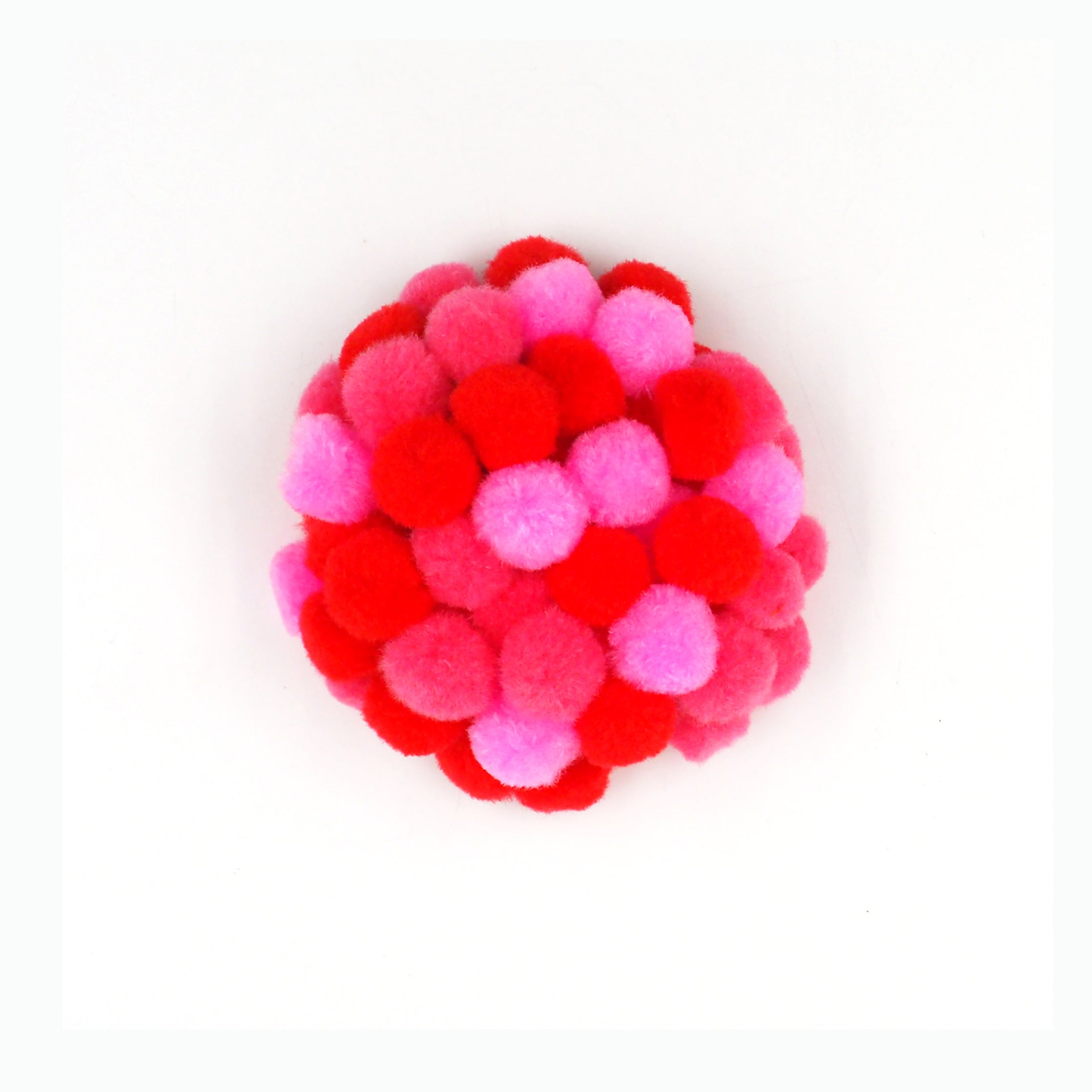 Arbee Pom Poms Red + Pink 250pc