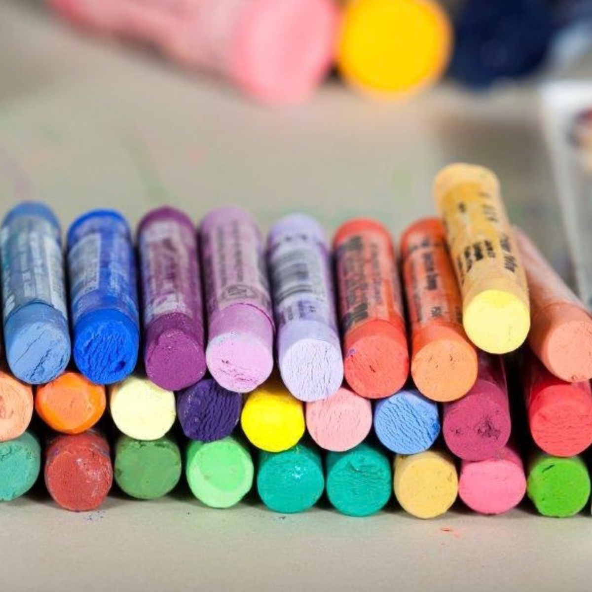Art Spectrum Soft Round Pastel Six Pack - Blues & Violets