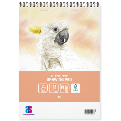 Art Spectrum Heavy Drawing Perforated Spiral Pad 165gsm 60 Sheets A3+