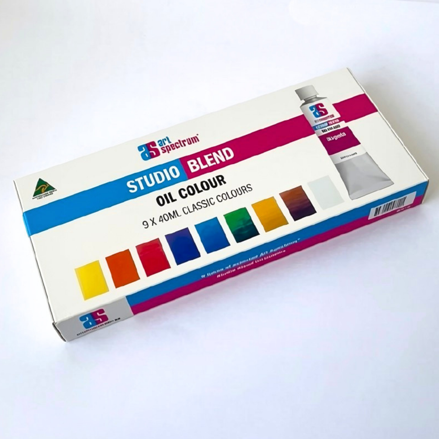 ART PRISM Oil Paint Set of 9 x 40ml ASSORTED image 4