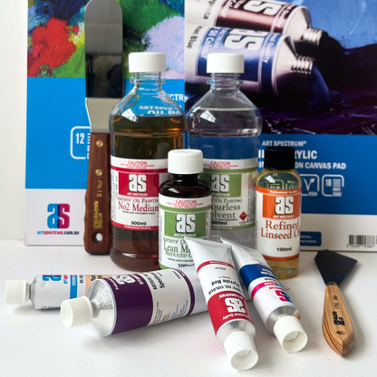 ART PRISM Oil Paint Set of 6 x 40ml ASSORTED image 5