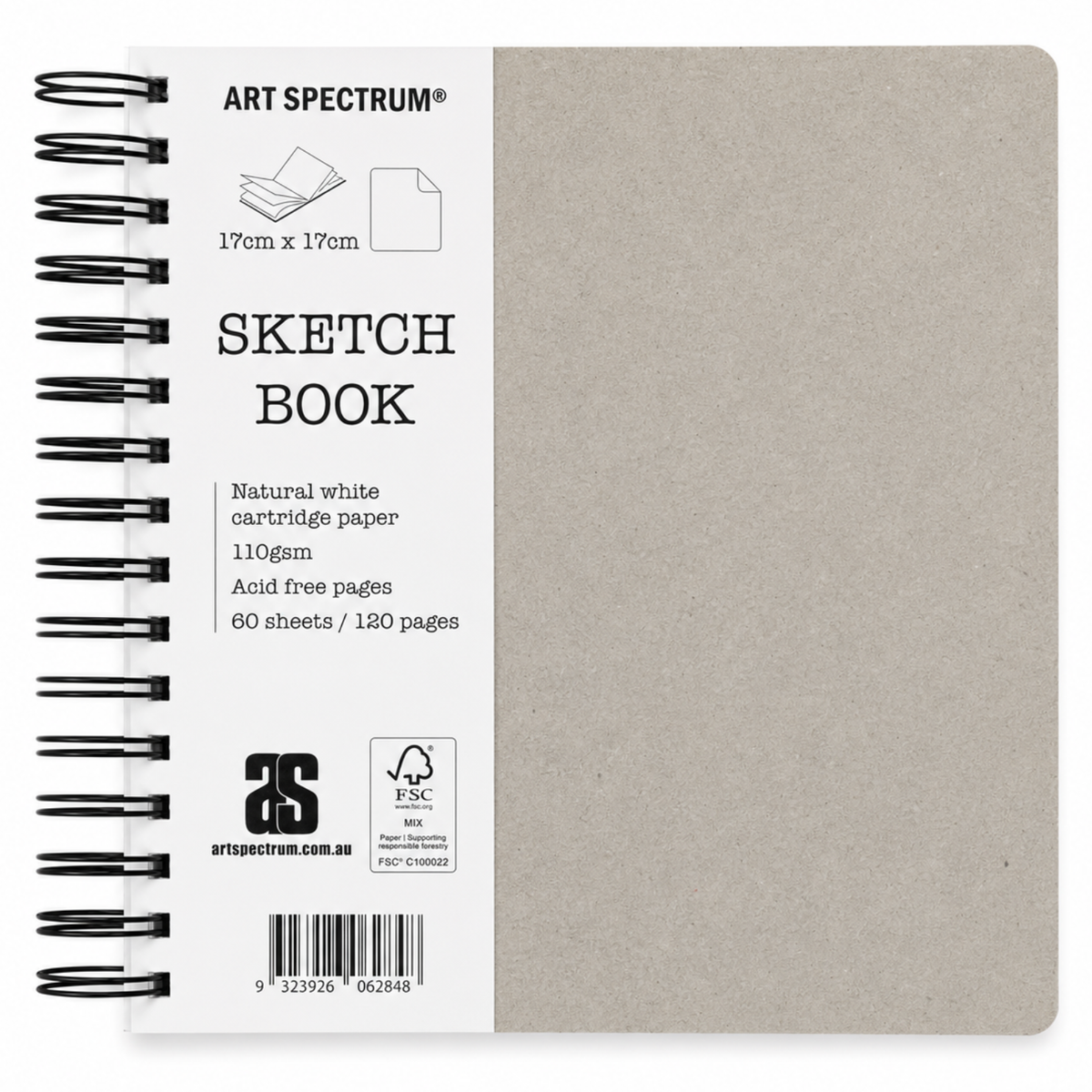 Art Spectrum Bare Spiral Sketchbook 110gsm 120 Pages