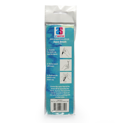 Art Spectrum Aqua Brush Set of 3 - Assorted Flat and Round Default Title