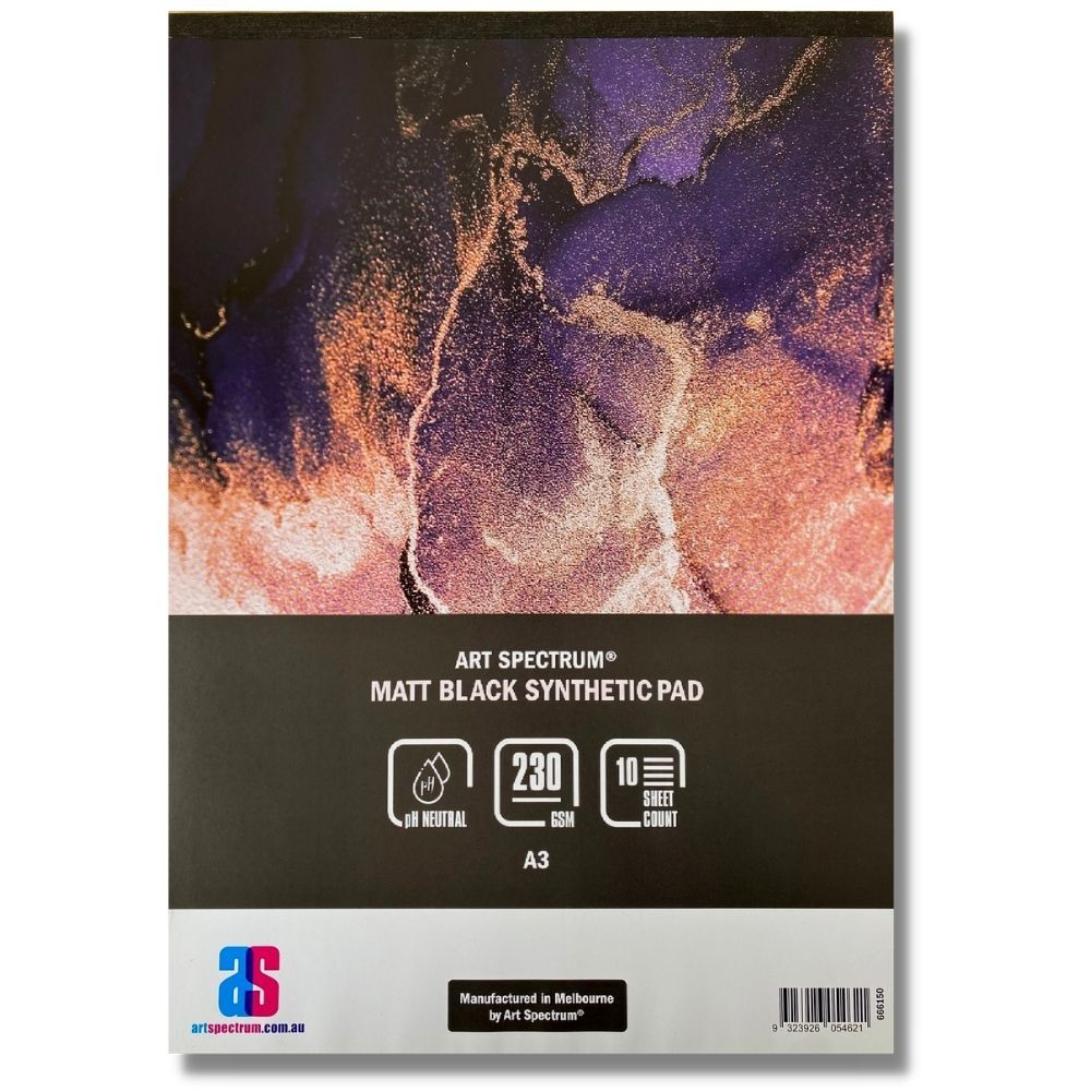 Art Spectrum Matt Black Synthetic Pad 230gsm