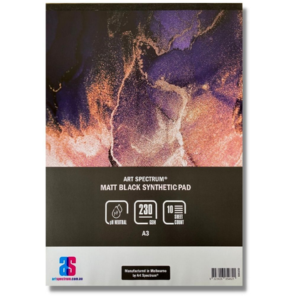 Art Spectrum Matt Black Synthetic Pad 230gsm