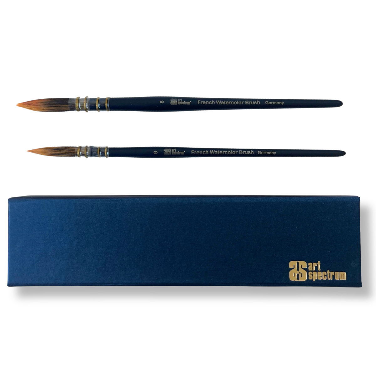 Art Spectrum Genuine Casan Squirrel French Watercolour Brush No.6 & No.8 Gift Box Default Title