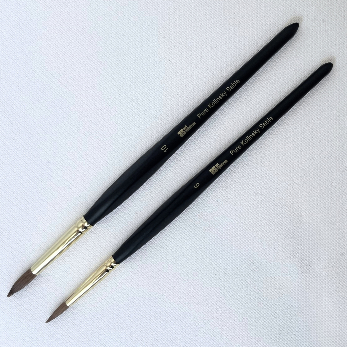 Art Spectrum Pure Kolinsky Sable Brush No.6 & No.10 Gift Box