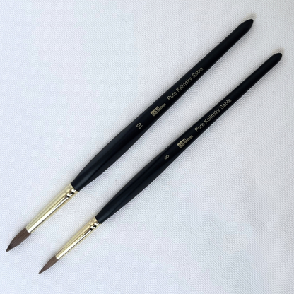 Art Spectrum Pure Kolinsky Sable Brush No.6 & No.10 Gift Box