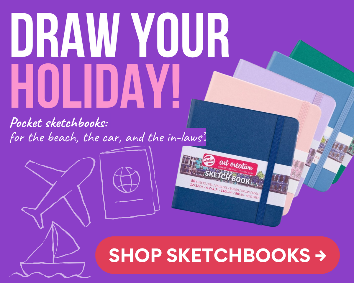 Draw your holiday: pocket sketchbooks for the beach, the car and the in-laws