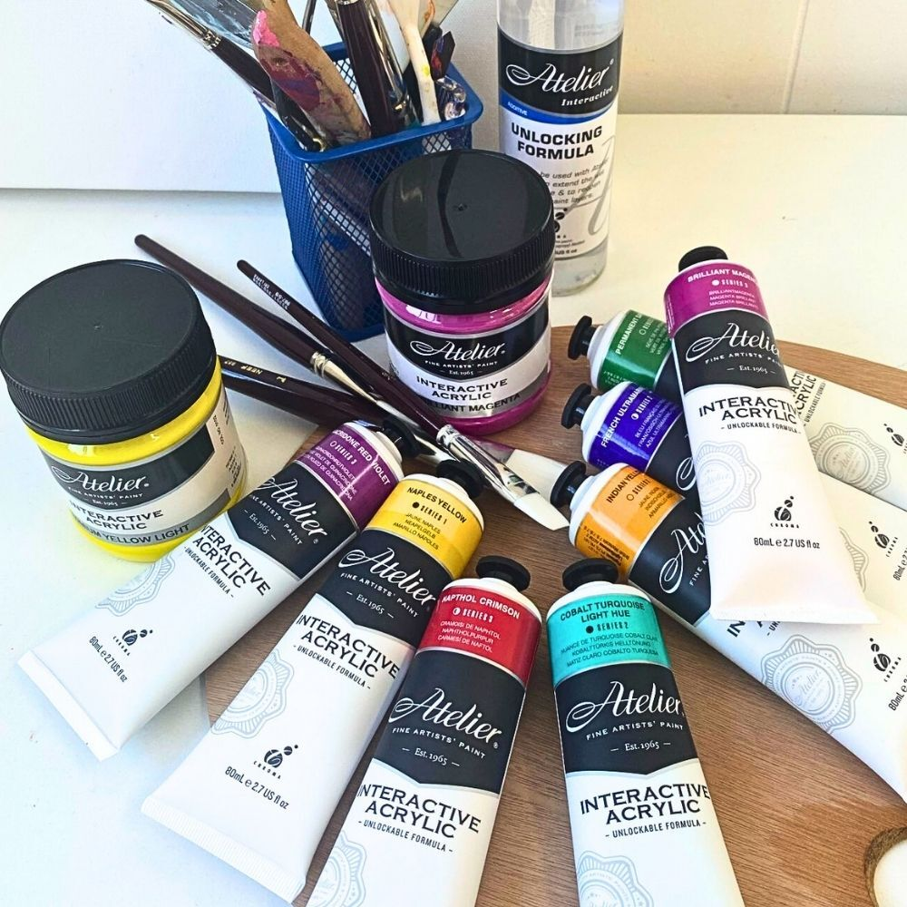 Atelier Interactive Acrylic Set of 7 x 80ml image 5