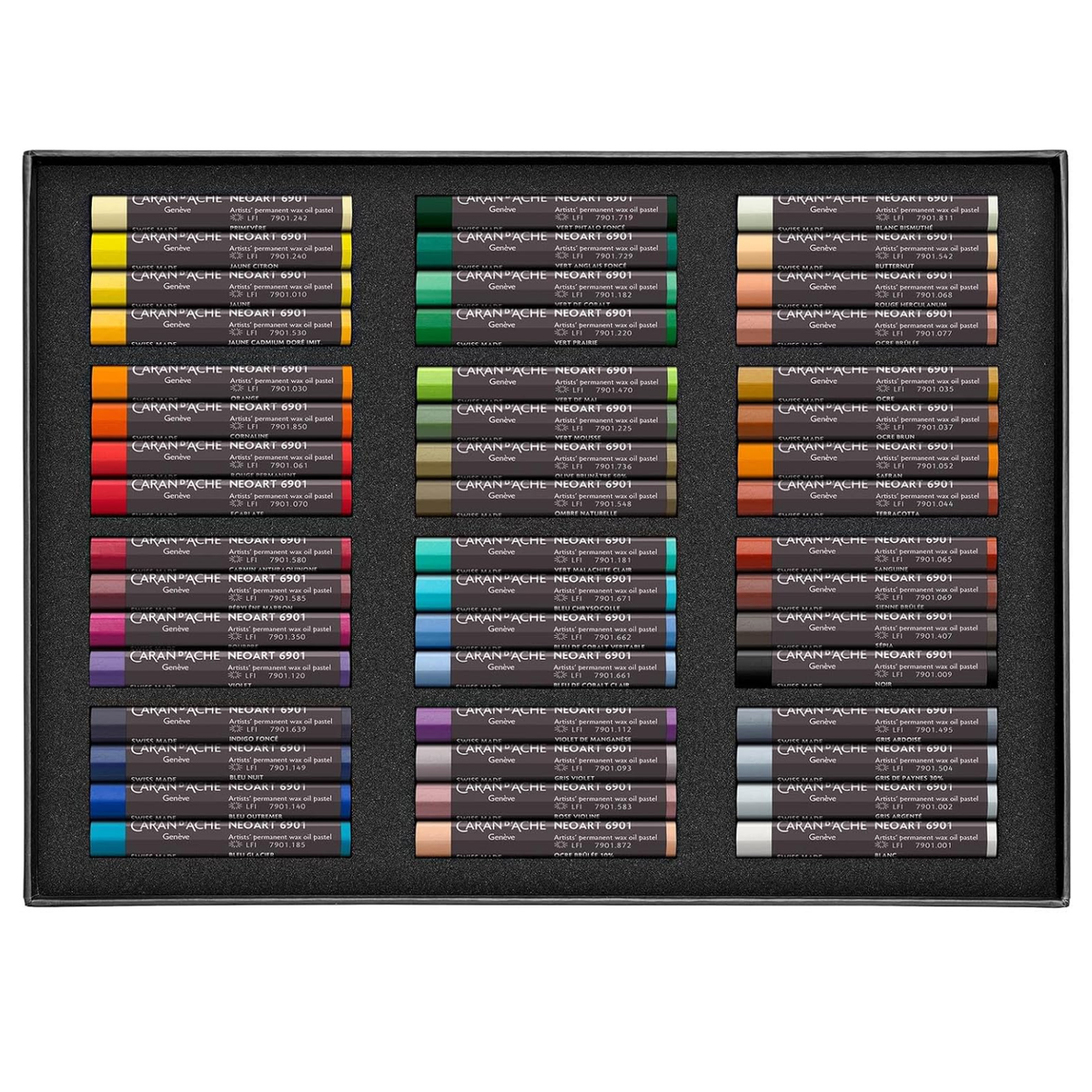 Caran d'Ache Neoart 6901 Pastel Box of 48