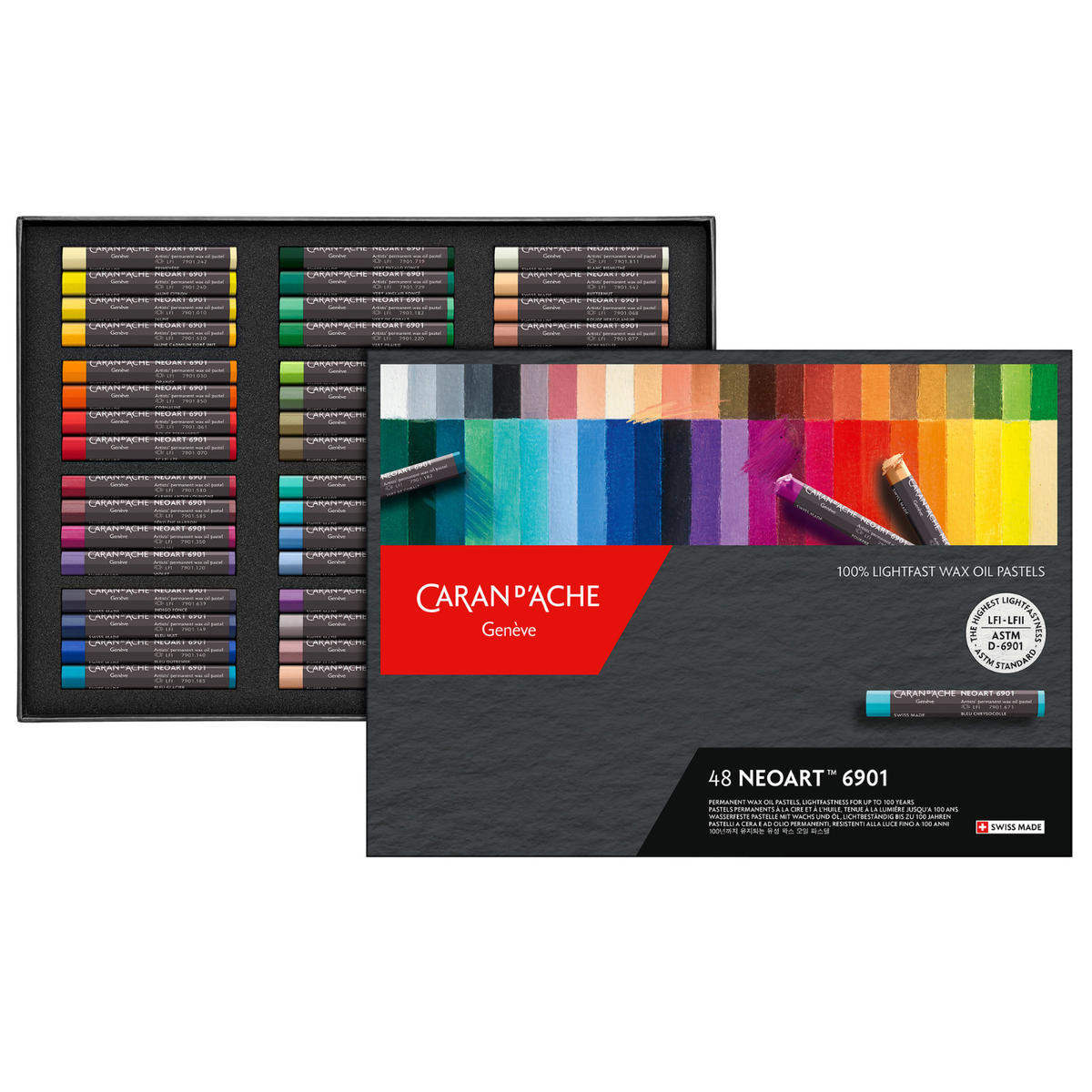 Caran d'Ache Neoart 6901 Pastel Box of 48