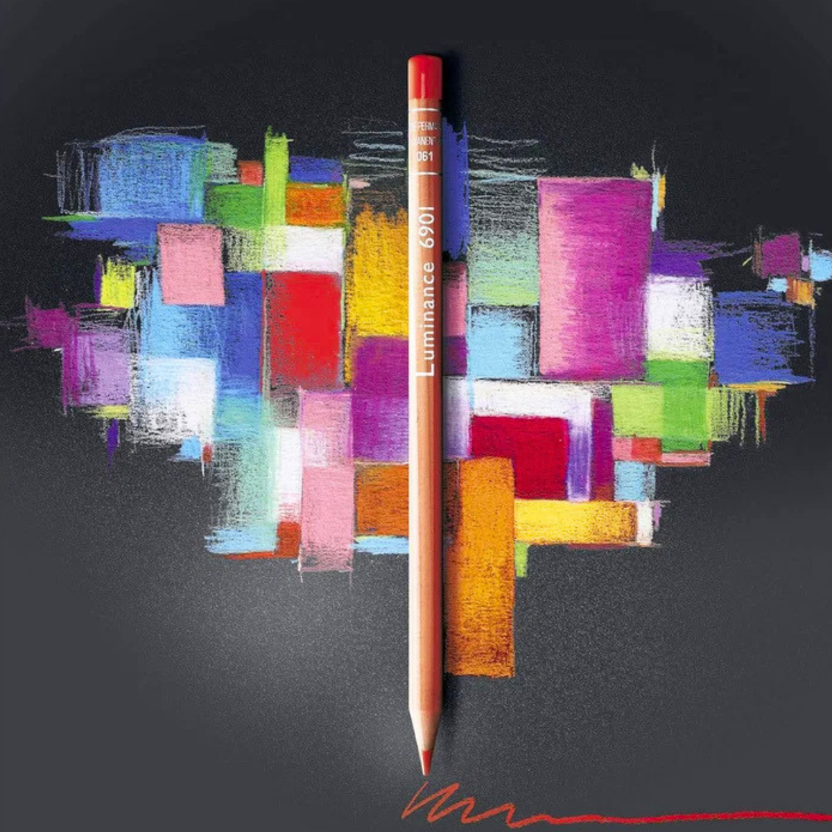 Caran d'Ache Luminance 6901 Coloured Pencil Box of 76 + 2 Blenders