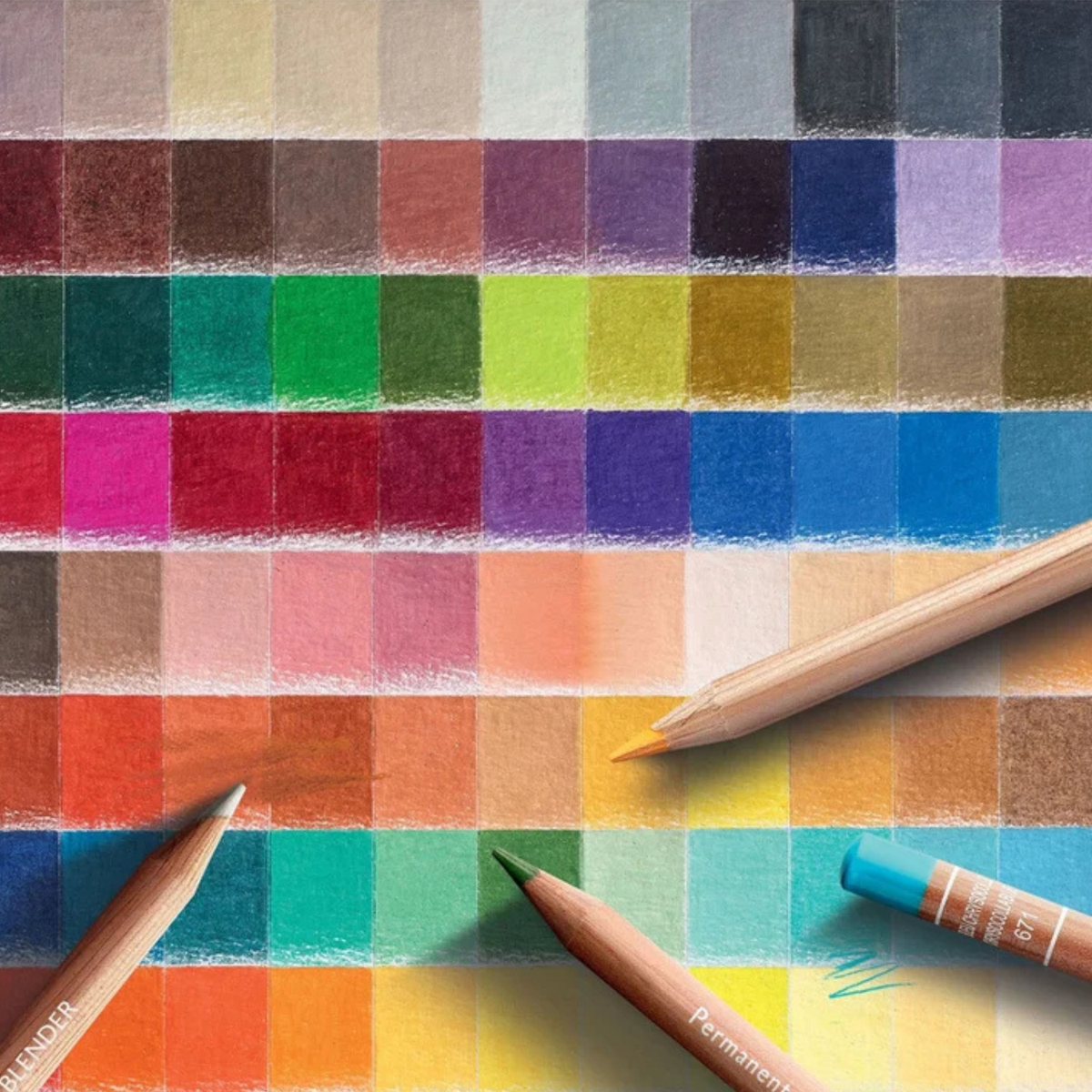 Caran d'Ache Luminance 6901 Coloured Pencil Box of 100 + 2 Blenders