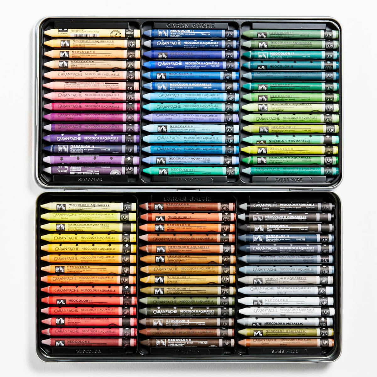 Caran DAche NEOCOLOR II Water Soluble Wax Pastel x 84