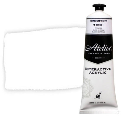 Atelier Interactive Acrylic 80ml S1 Titanium White