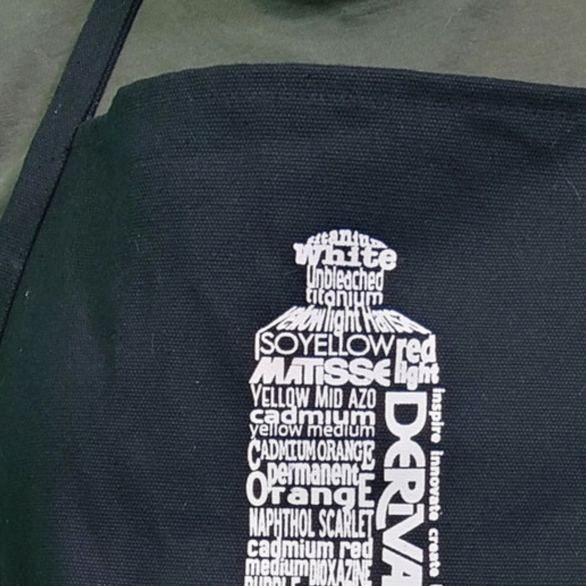 DERIVAN ARTIST APRON BLACK image 4