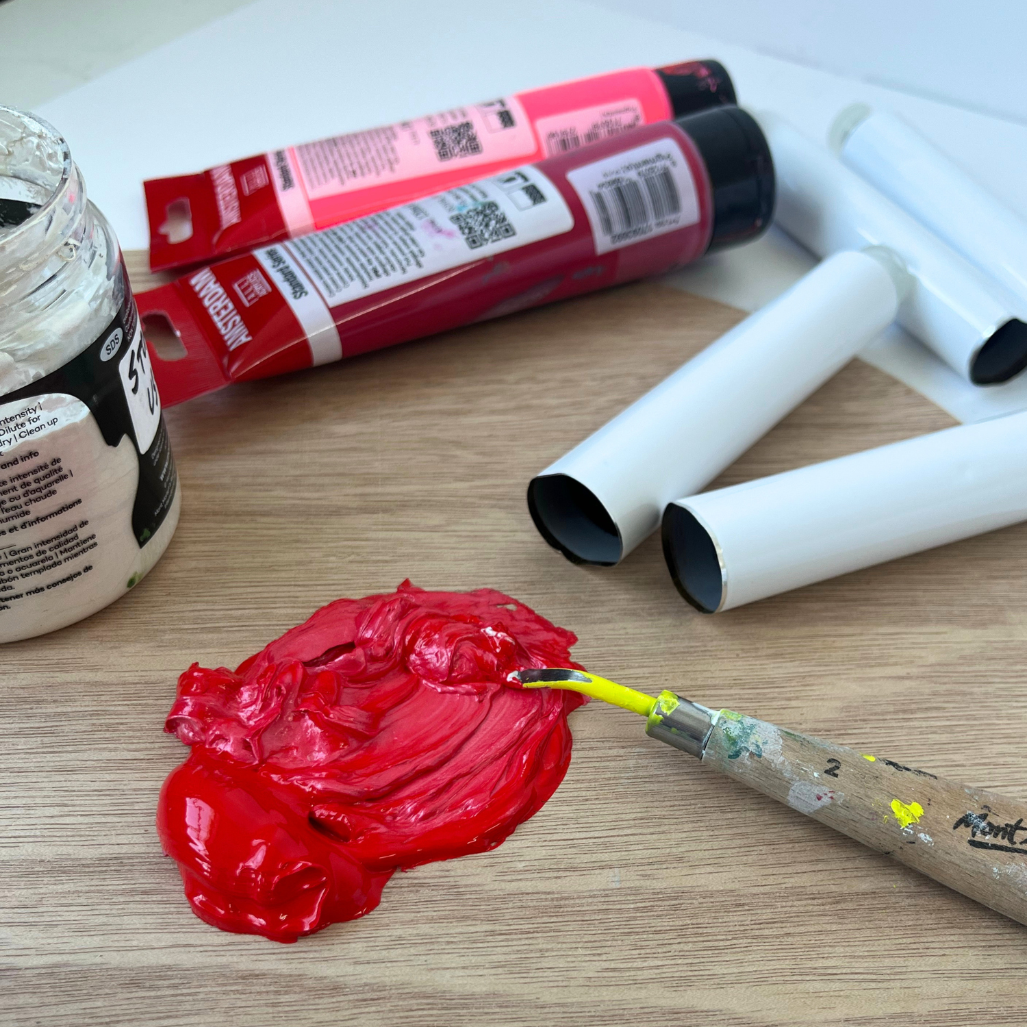 DERIVAN REFILLABLES 5 x 40ml Aluminium Paint Tube image 3