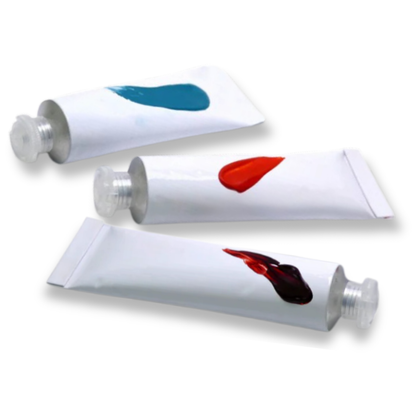 DERIVAN REFILLABLES 5 x 40ml Aluminium Paint Tube image 4