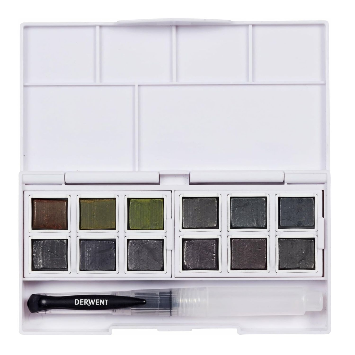 Derwent Tinted Charcoal 12 Paint Pan Set image 3